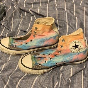 Rainbow the dye converse